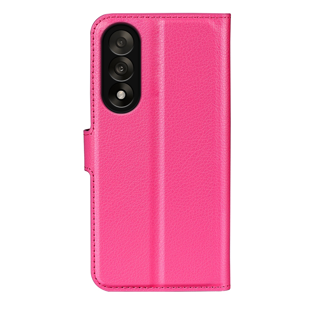 Litchi knížkové pouzdro na OnePlus Nord 5 5G - rose