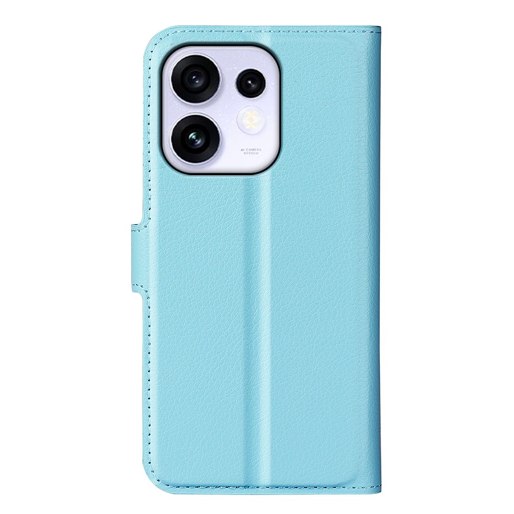 Litchi knížkové pouzdro na Oppo Reno 16 5G - modré