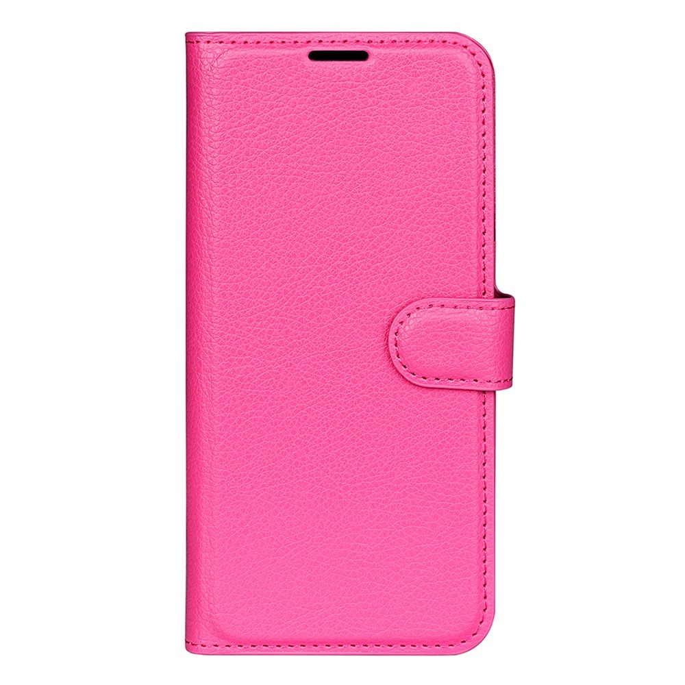 Litchi knížkové pouzdro na Oppo Reno 16 5G - rose