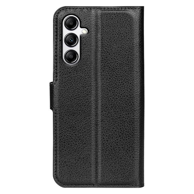 Litchi knížkové pouzdro na Samsung Galaxy A34 5G - černé