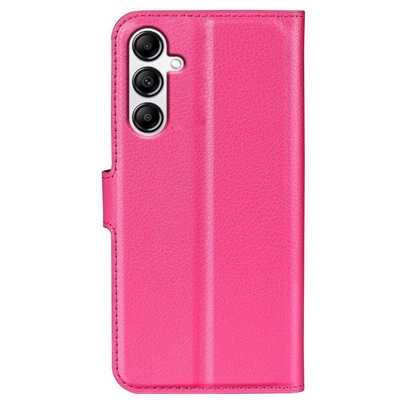 Litchi knížkové pouzdro na Samsung Galaxy A34 5G - rose