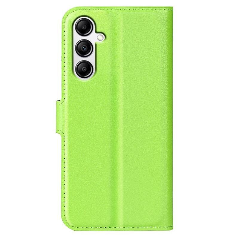 Litchi knížkové pouzdro na Samsung Galaxy A34 5G - zelené
