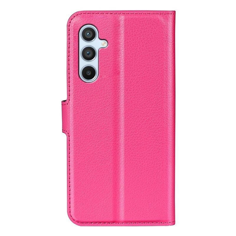 Litchi knížkové pouzdro na Samsung Galaxy A54 5G - rose