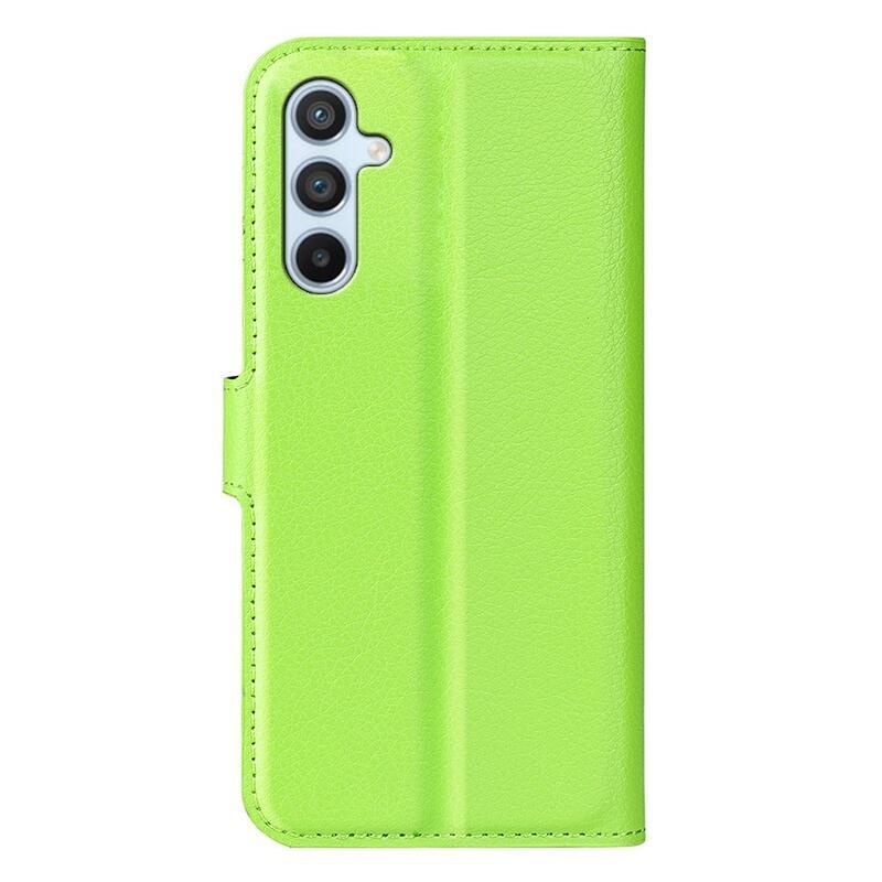 Litchi knížkové pouzdro na Samsung Galaxy A54 5G - zelené