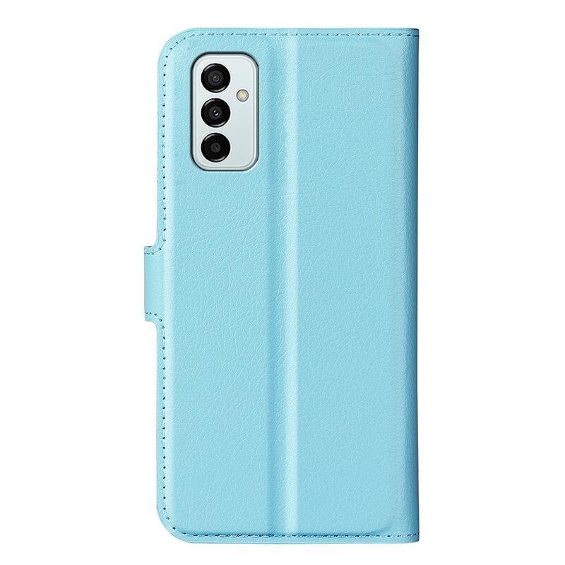 Litchi knížkové pouzdro na Samsung Galaxy M23 5G - modré
