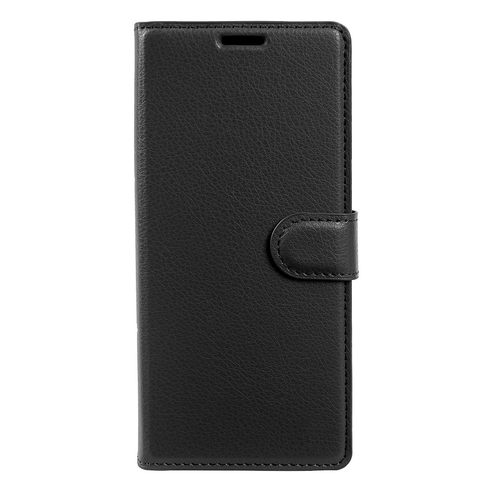 Litchi knížkové pouzdro na Samsung Galaxy Z Fold8 Ultra 5G - černé