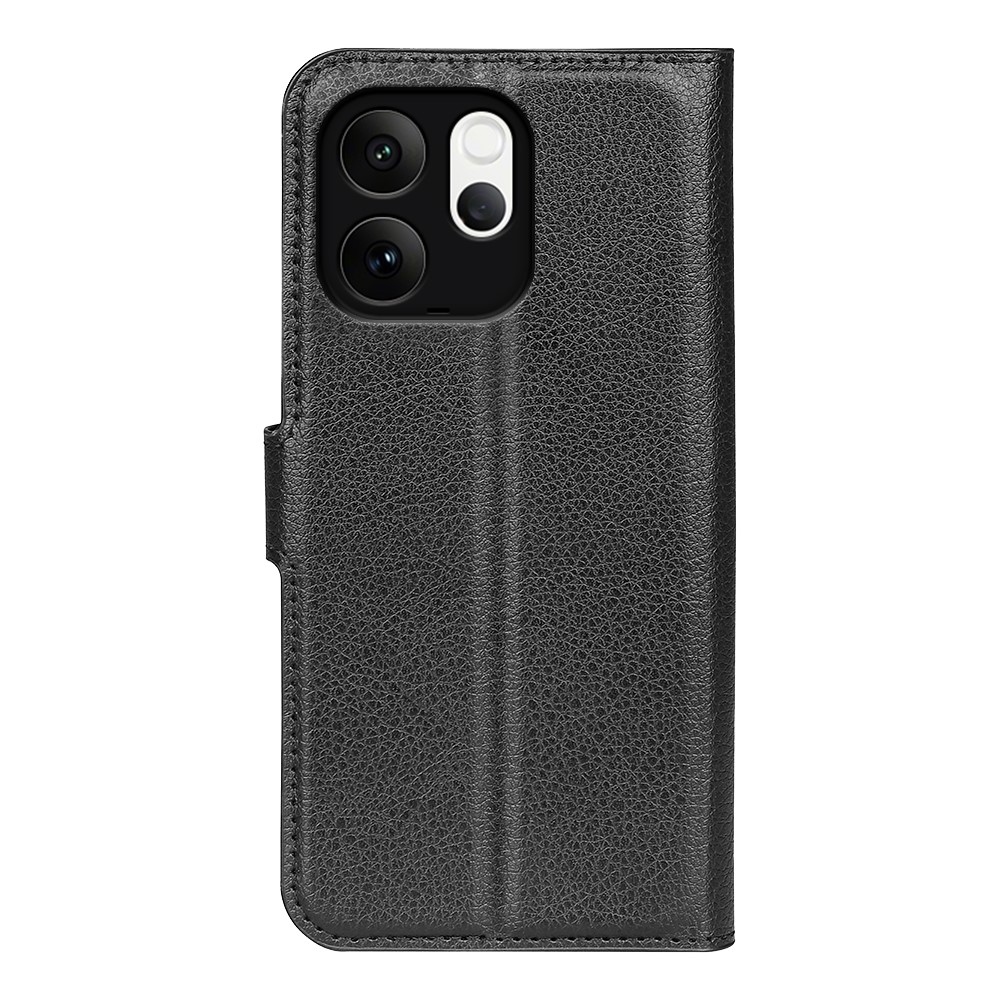 Litchi knížkové pouzdro na Vivo V70 5G - černé