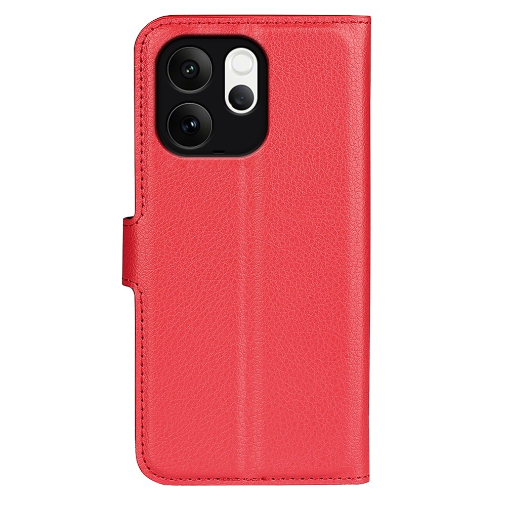 Litchi knížkové pouzdro na Vivo V70 5G - červené