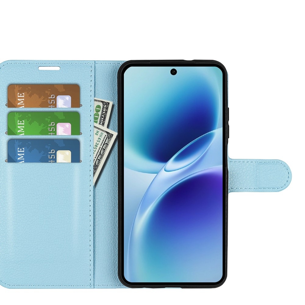 Litchi knížkové pouzdro na Vivo V70 5G - modré