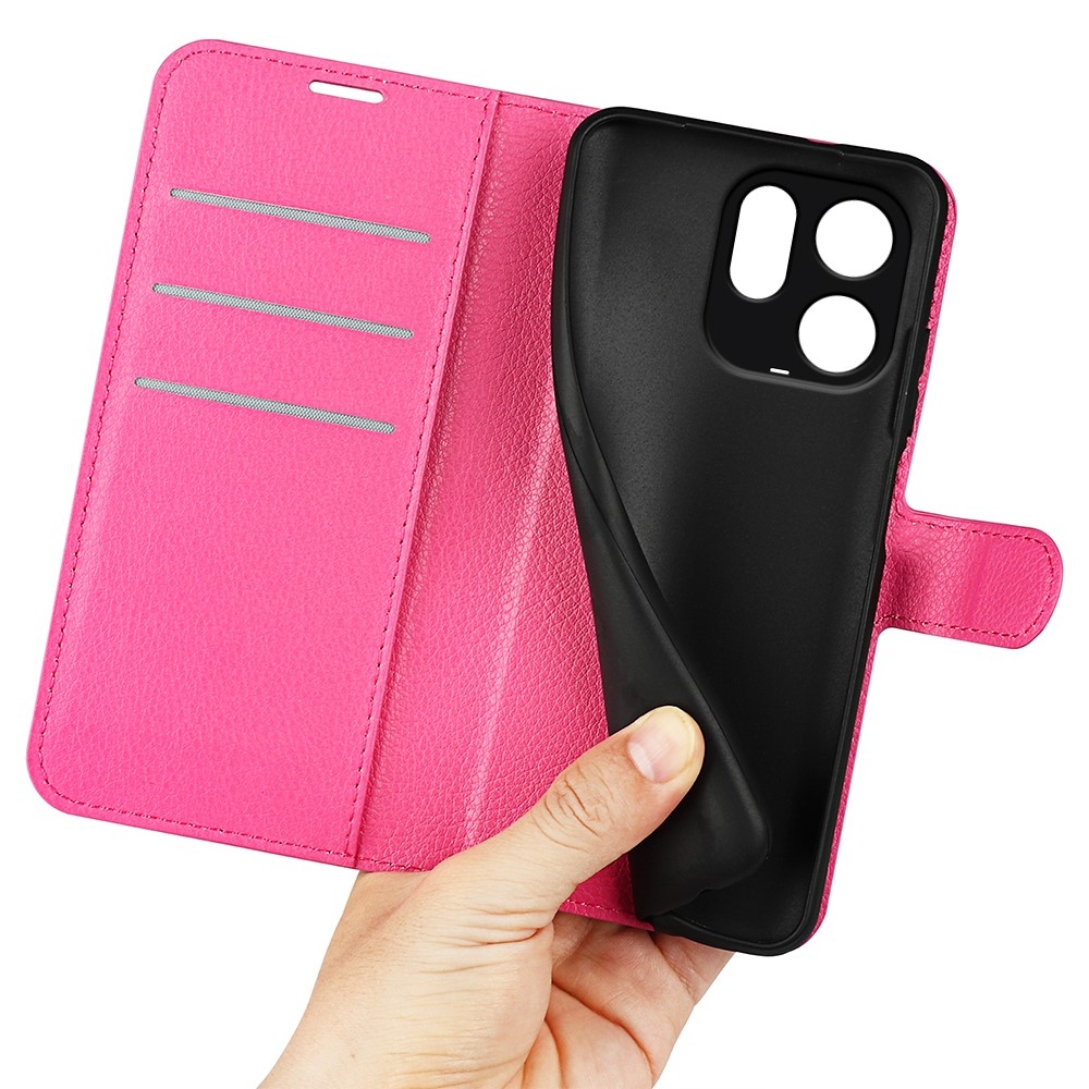 Litchi knížkové pouzdro na Vivo V70 5G - rose