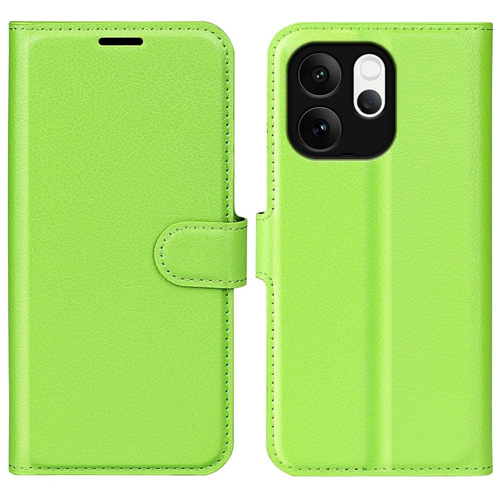 Litchi knížkové pouzdro na Vivo V70 5G - zelené