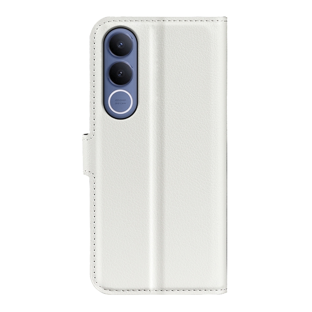 Litchi knížkové pouzdro na Vivo V70 FE 5G - bílé