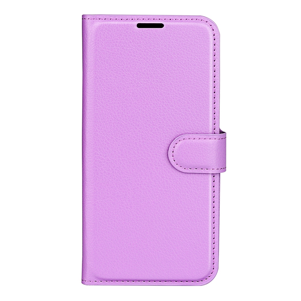Litchi knížkové pouzdro na Vivo V70 FE 5G - fialové