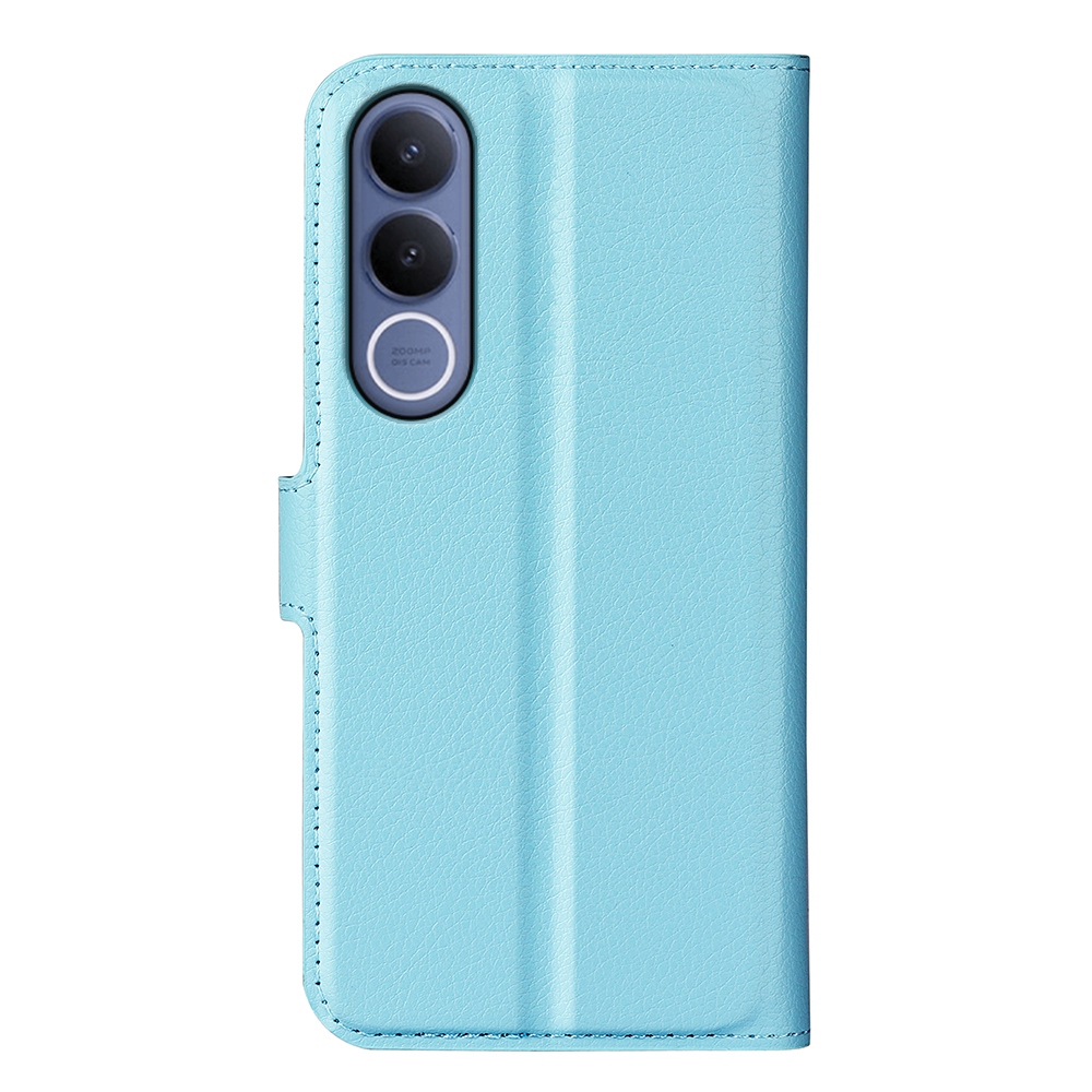 Litchi knížkové pouzdro na Vivo V70 FE 5G - modré