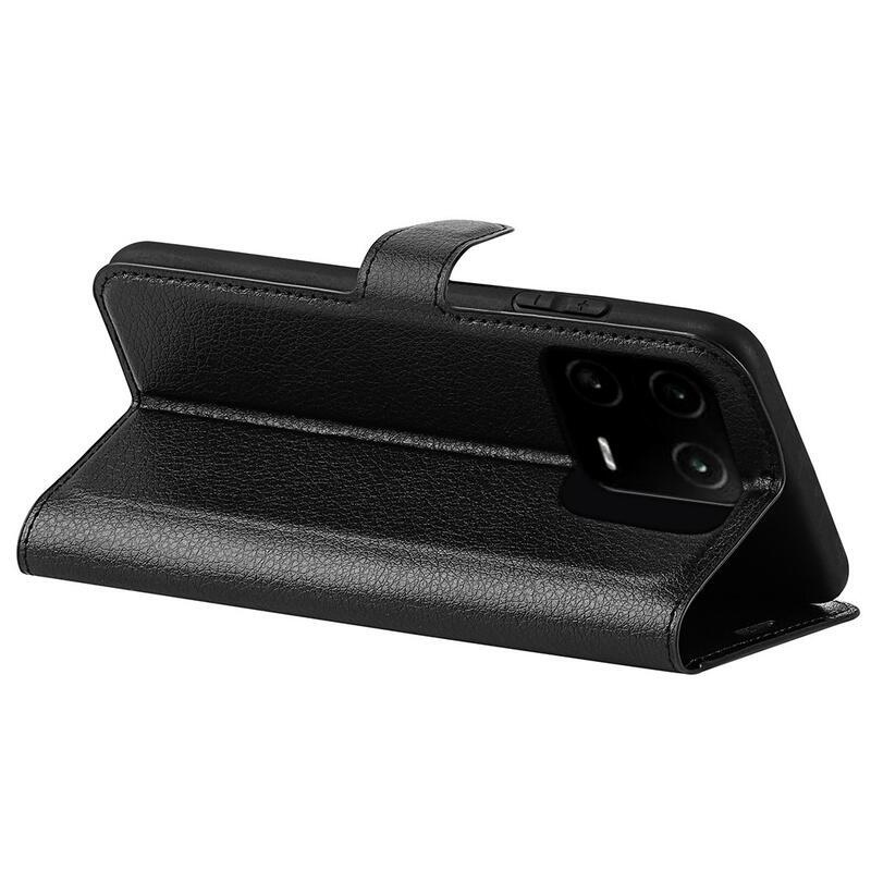 Litchi knížkové pouzdro na Xiaomi 13 Pro - černé