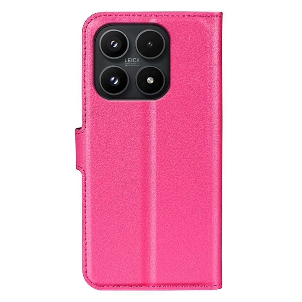 Litchi knížkové pouzdro na Xiaomi 17 - rose