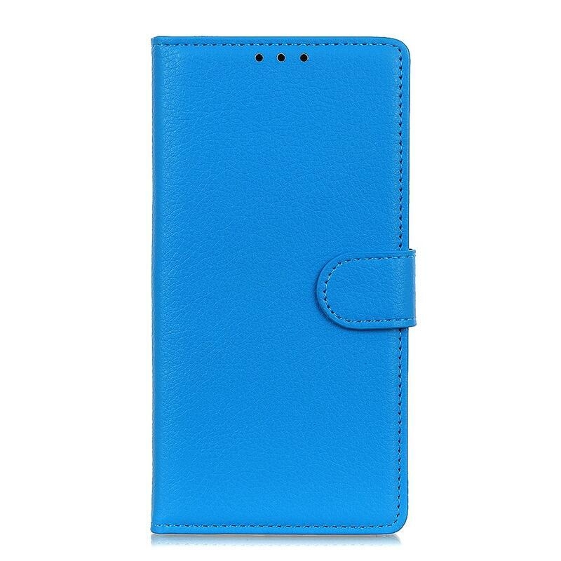 Litchi knížkové pouzdro na Xiaomi Mi 10T/Mi 10T Pro - modré