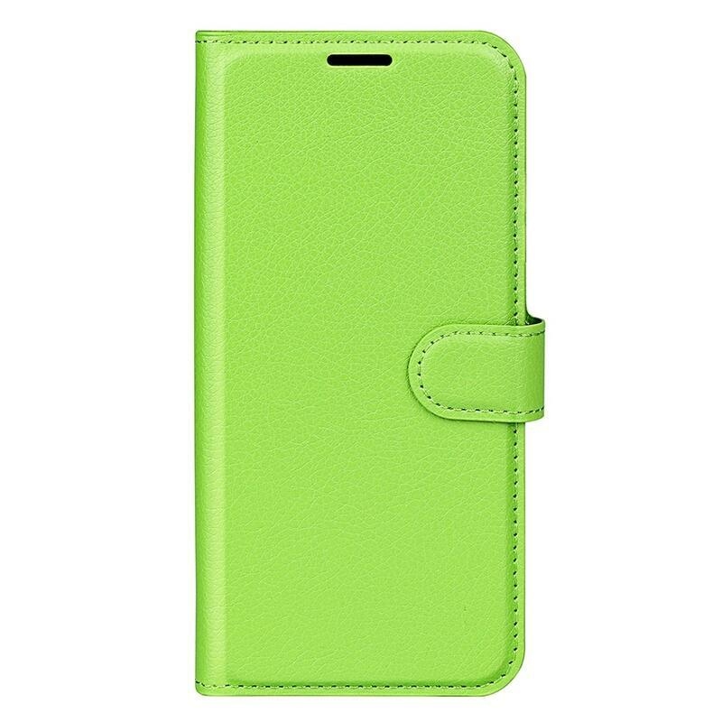 Litchi knížkové pouzdro na Xiaomi Poco C40 - zelené