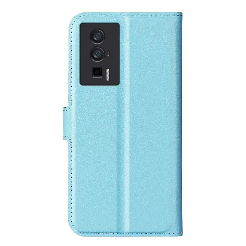 Litchi knížkové pouzdro na Xiaomi Poco F5 Pro - modré
