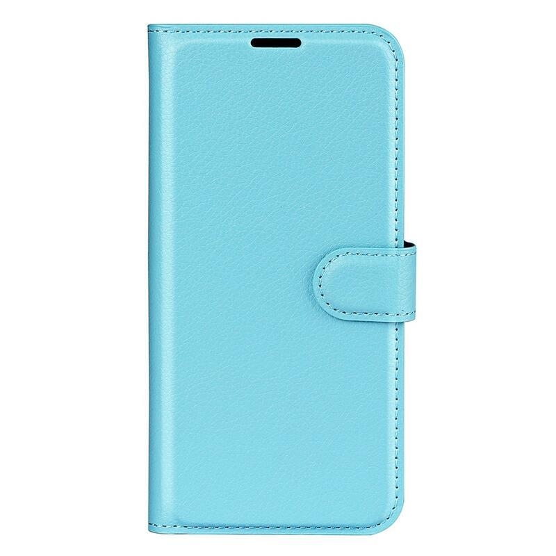 Litchi knížkové pouzdro na Xiaomi Redmi 10A - modré