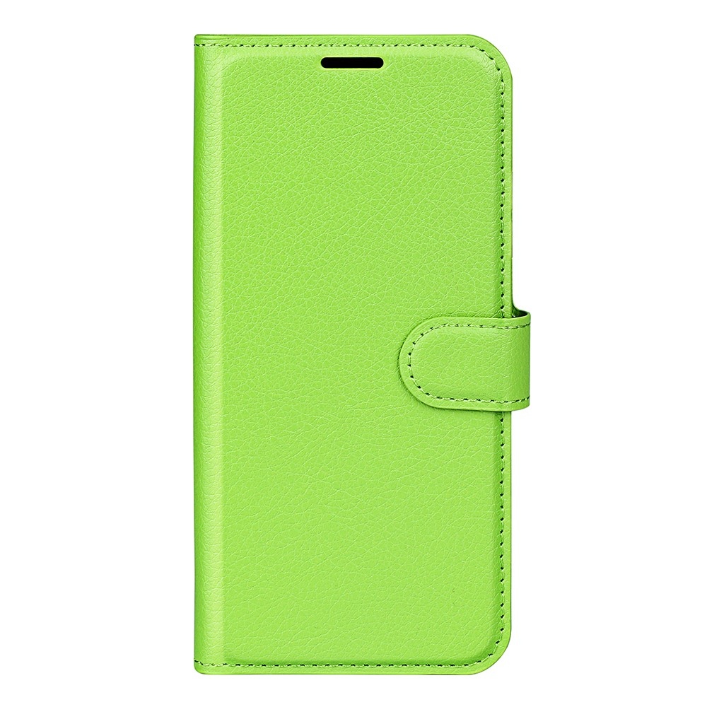 Litchi knížkové pouzdro na Xiaomi Redmi 17 4G/5G - zelené