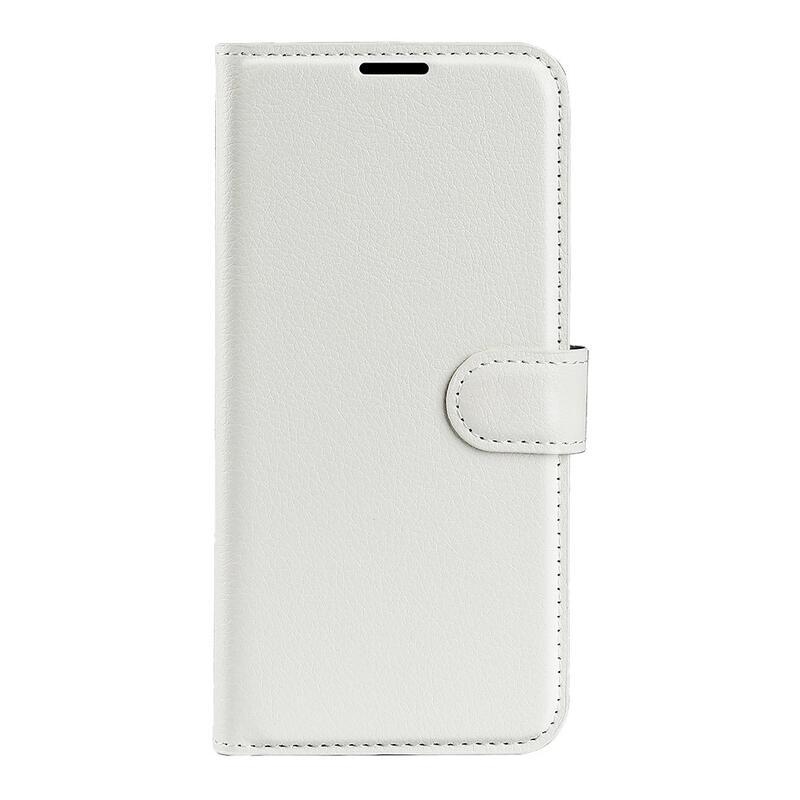 Litchi knížkové pouzdro na Xiaomi Redmi A1+/A2+ - bílé