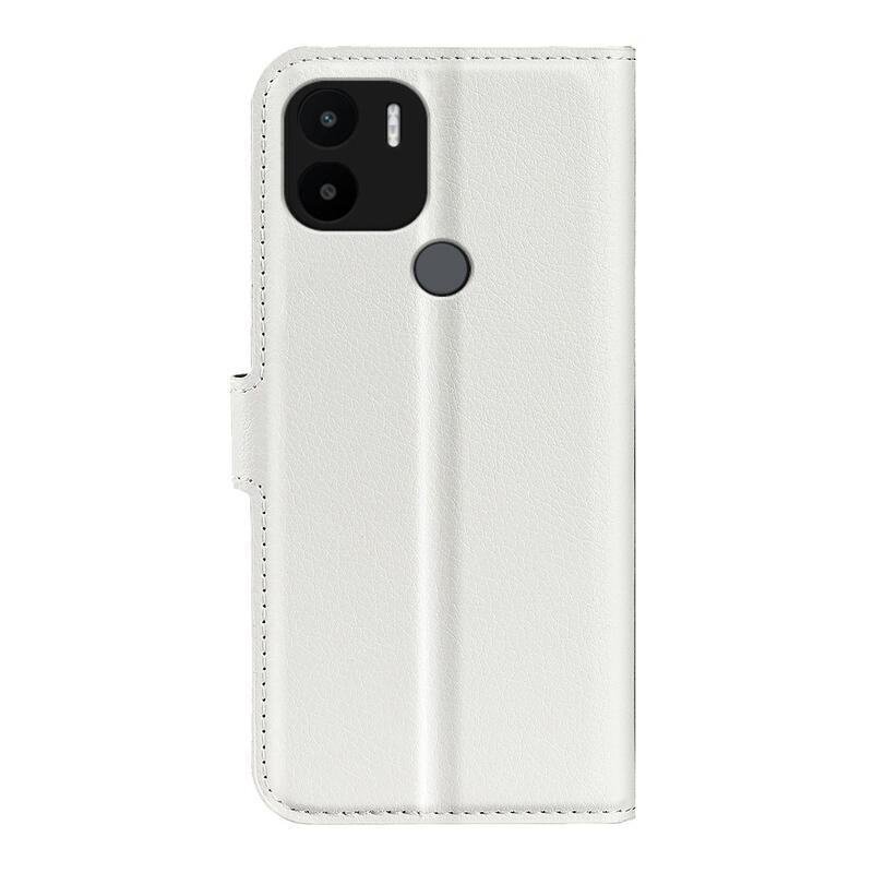 Litchi knížkové pouzdro na Xiaomi Redmi A1+/A2+ - bílé