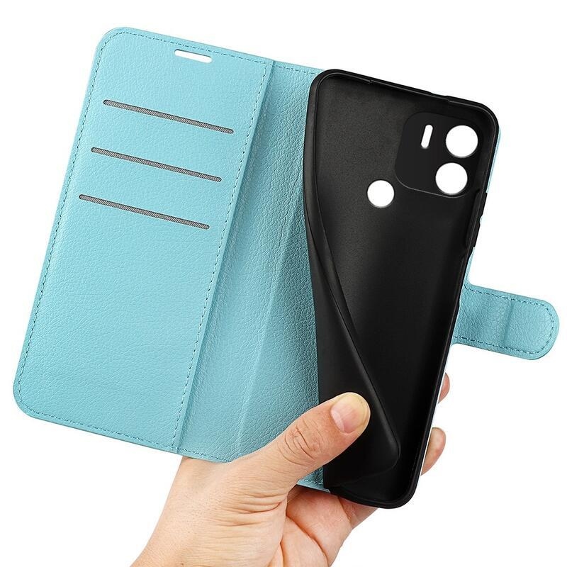 Litchi knížkové pouzdro na Xiaomi Redmi A1+/A2+ - modré