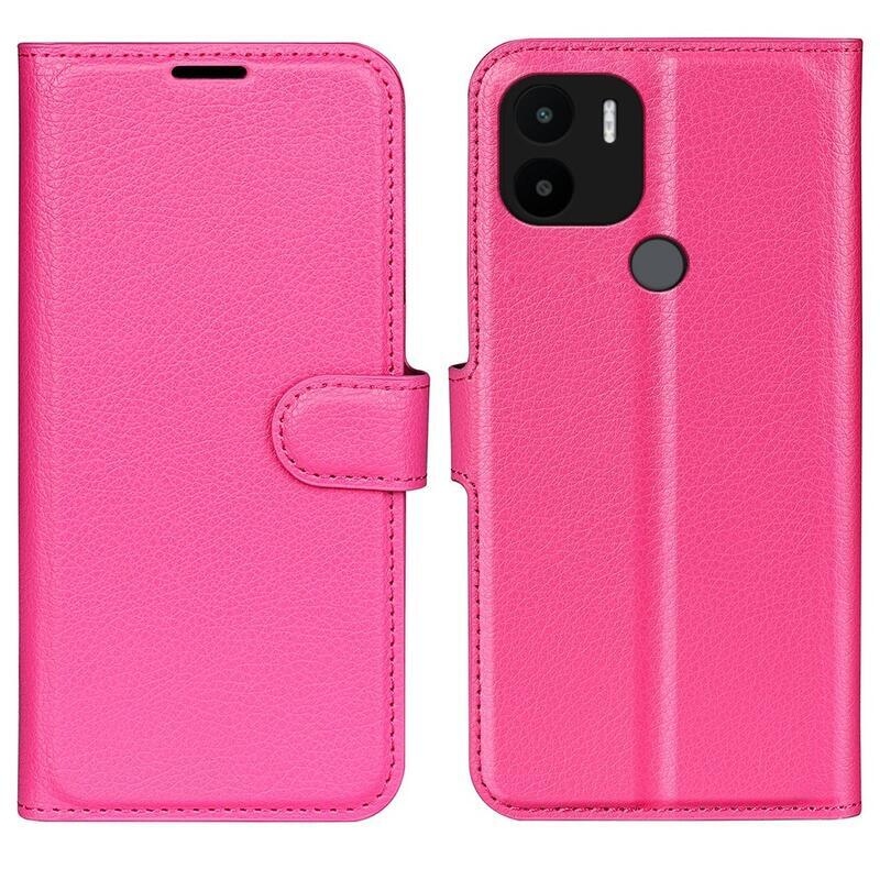 Litchi knížkové pouzdro na Xiaomi Redmi A1+/A2+ - rose