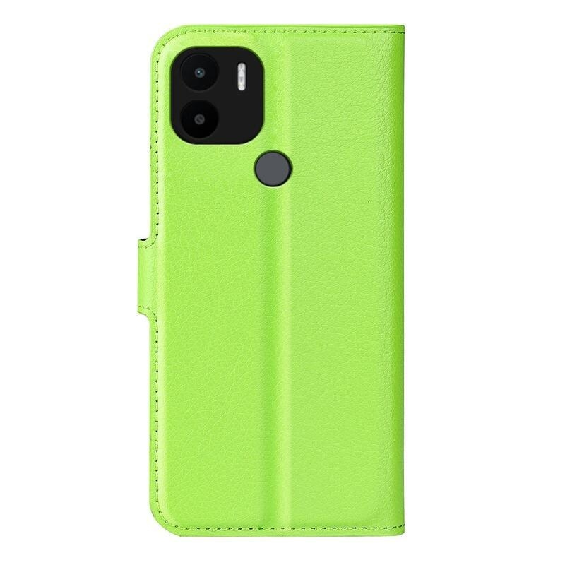 Litchi knížkové pouzdro na Xiaomi Redmi A1+/A2+ - zelené