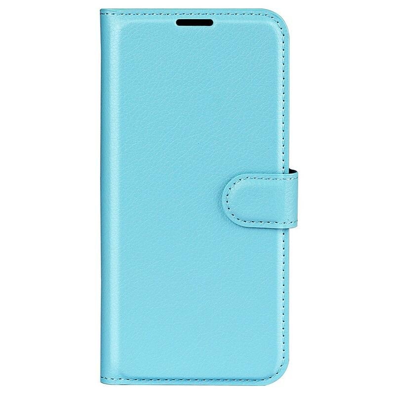 Litchi knížkové pouzdro na Xiaomi Redmi Note 12 Pro+ 5G - modré