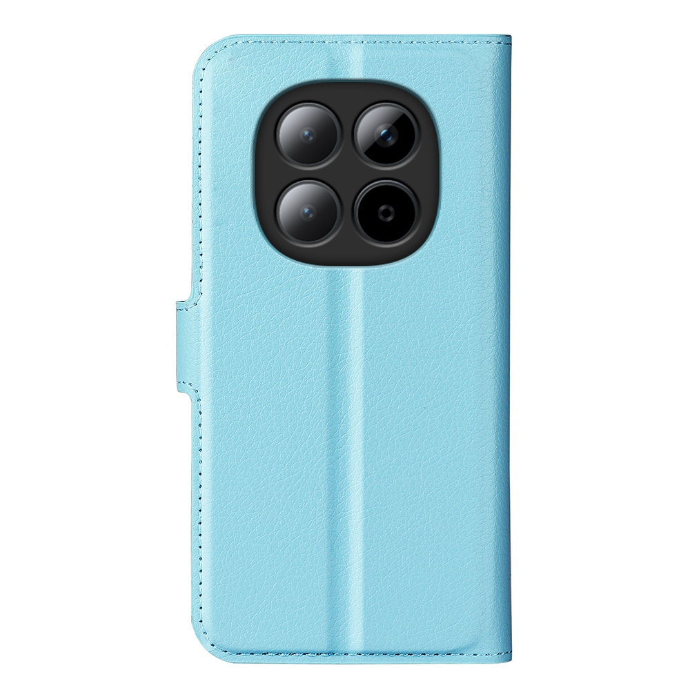 Litchi knížkové pouzdro na Xiaomi Redmi Note 15 Pro 5G - modré