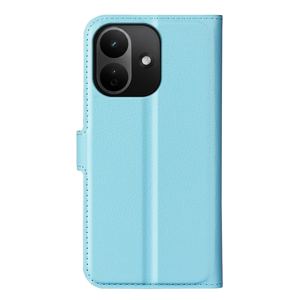Litchi knížkové pouzdro na Xiaomi Redmi Note 17 Pro 5G - modré