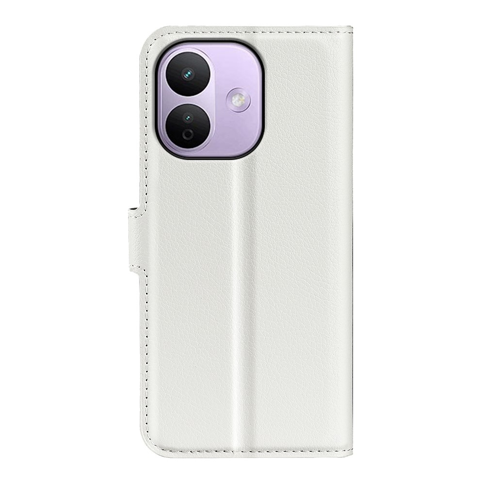 Litchi knížkové pouzdro na Xiaomi Redmi Note 17 Pro Max 5G - bílé