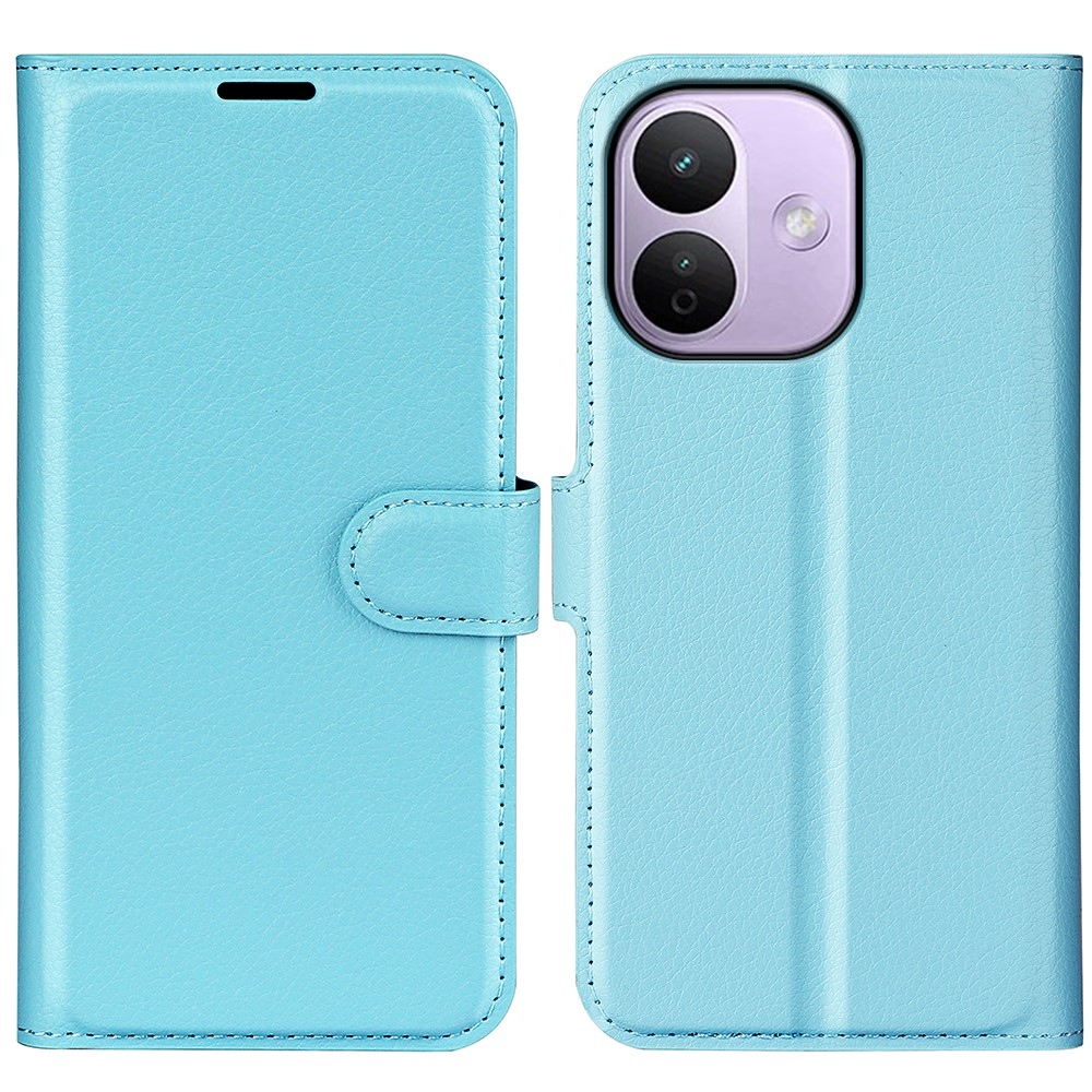 Litchi knížkové pouzdro na Xiaomi Redmi Note 17 Pro Max 5G - modré