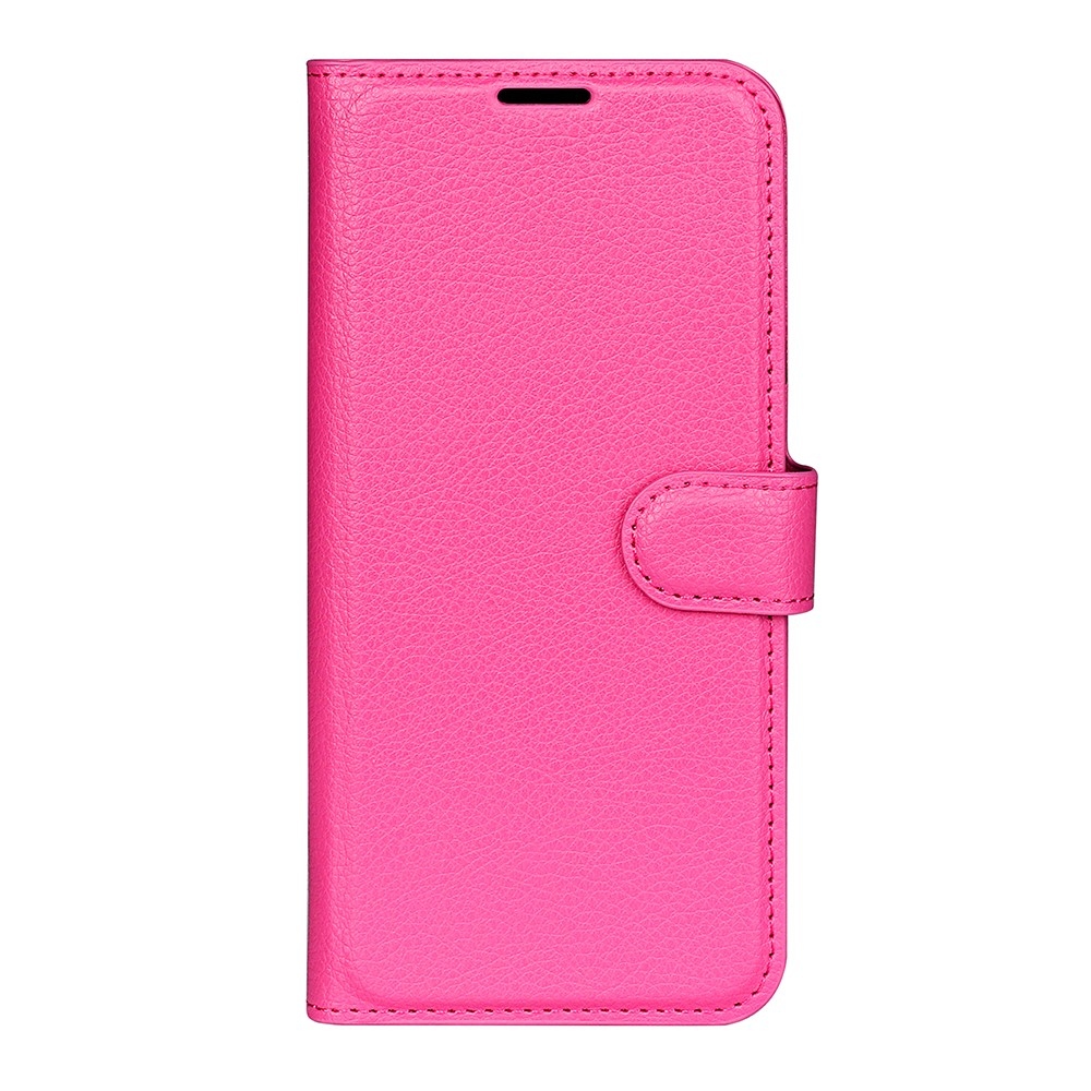 Litchi knížkové pouzdro na Xiaomi Redmi Note 17 Pro Max 5G - rose