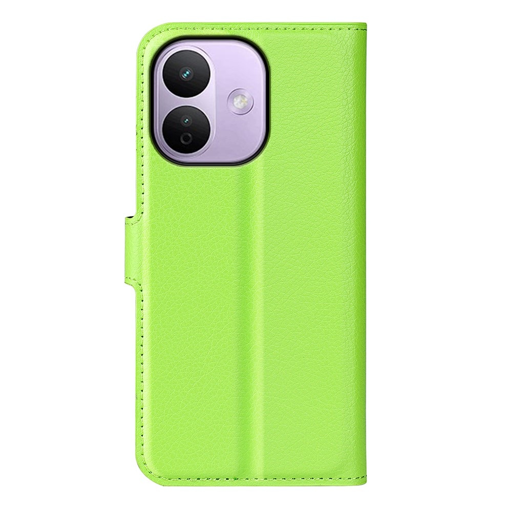 Litchi knížkové pouzdro na Xiaomi Redmi Note 17 Pro Max 5G - zelené