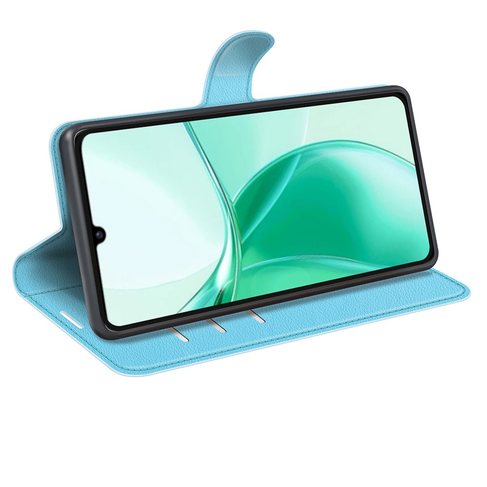 Litchi knížkové pouzdro na ZTE Blade A35 - modré