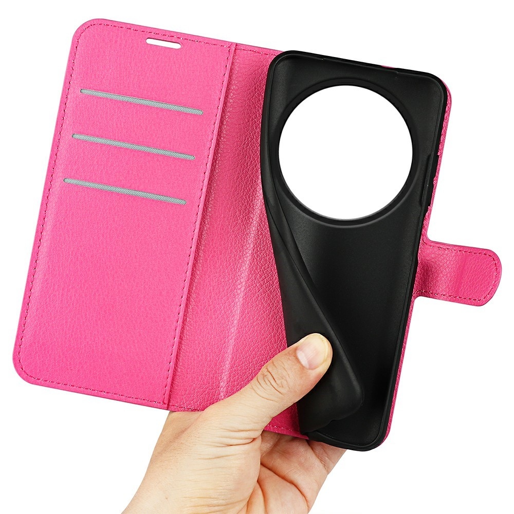 Litchi knížkové pouzdro na ZTE Blade A75 5G - rose