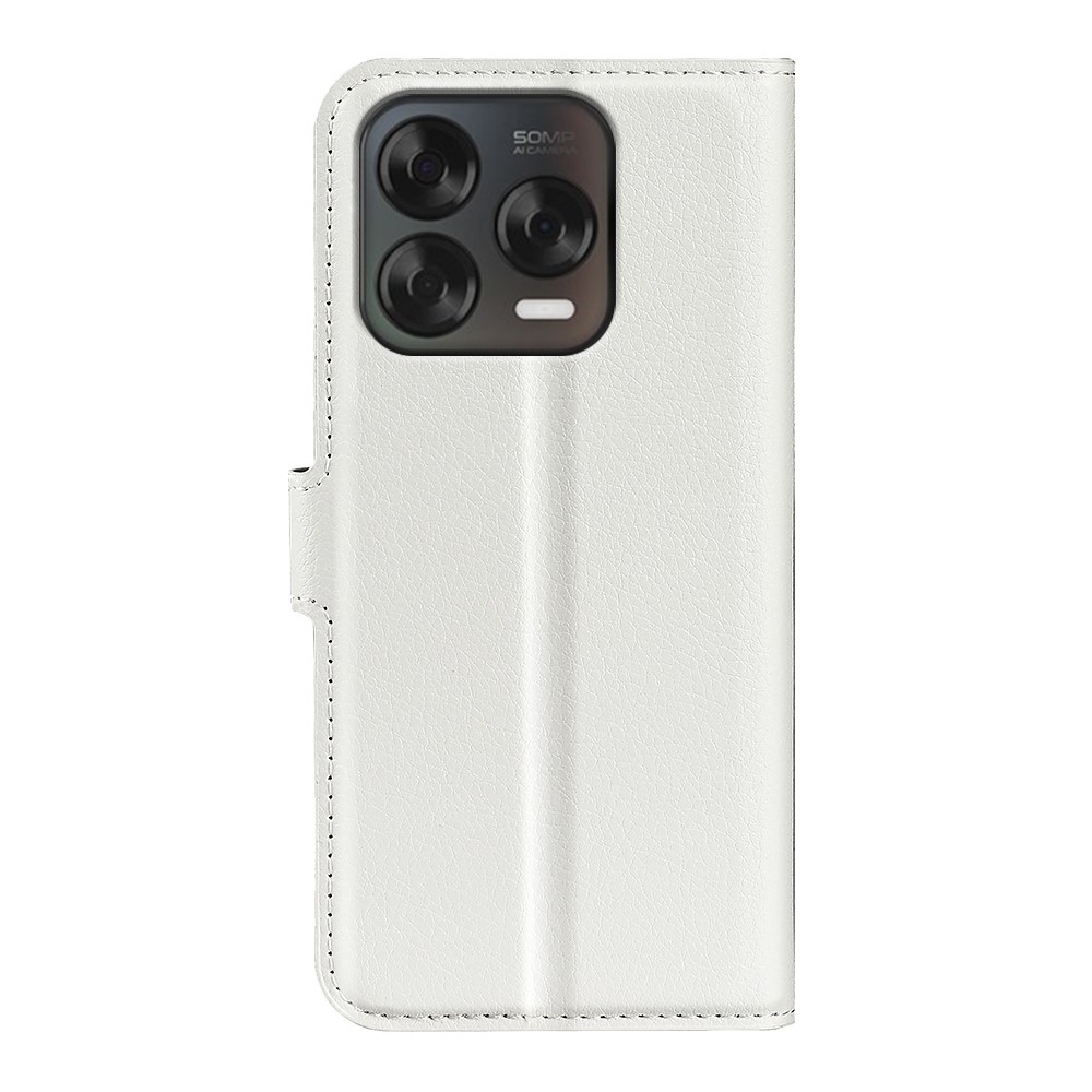 Litchi knížkové pouzdro na ZTE Blade V70 Vita - bílé