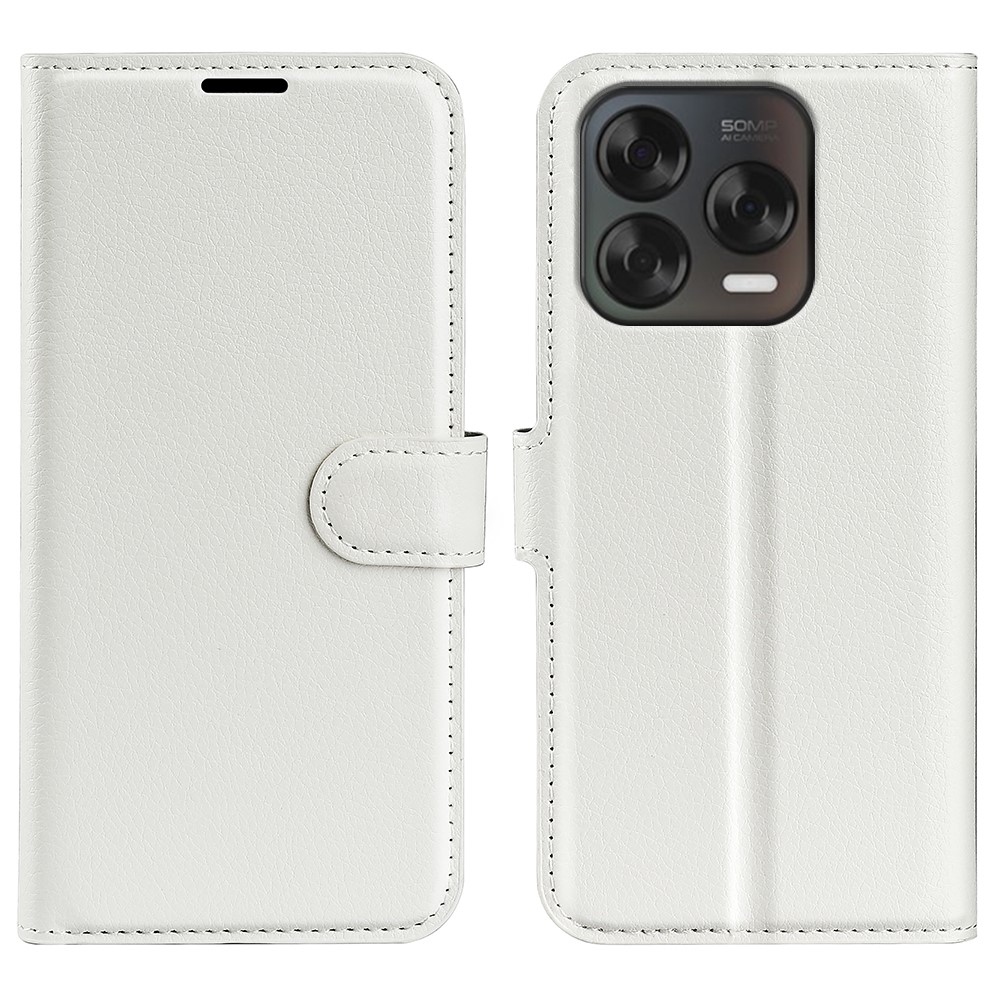 Litchi knížkové pouzdro na ZTE Blade V70 Vita - bílé