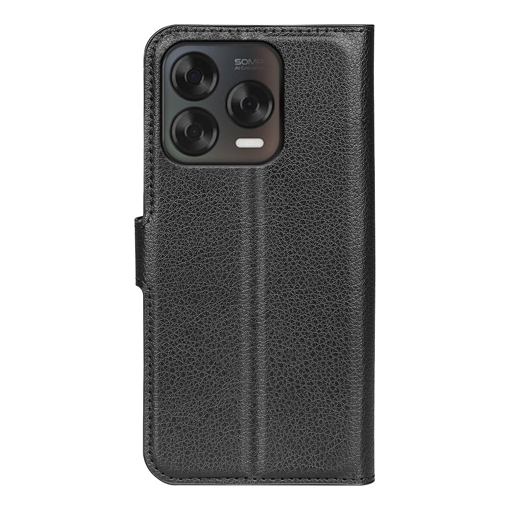 Litchi knížkové pouzdro na ZTE Blade V70 Vita - černé