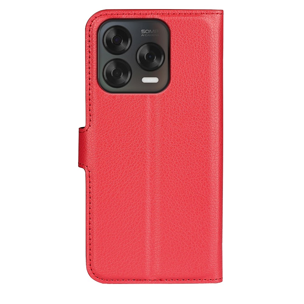 Litchi knížkové pouzdro na ZTE Blade V70 Vita - červené