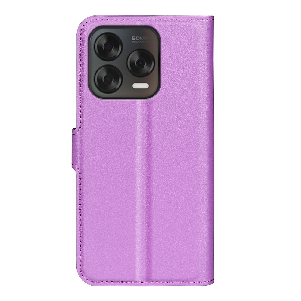 Litchi knížkové pouzdro na ZTE Blade V70 Vita - fialové