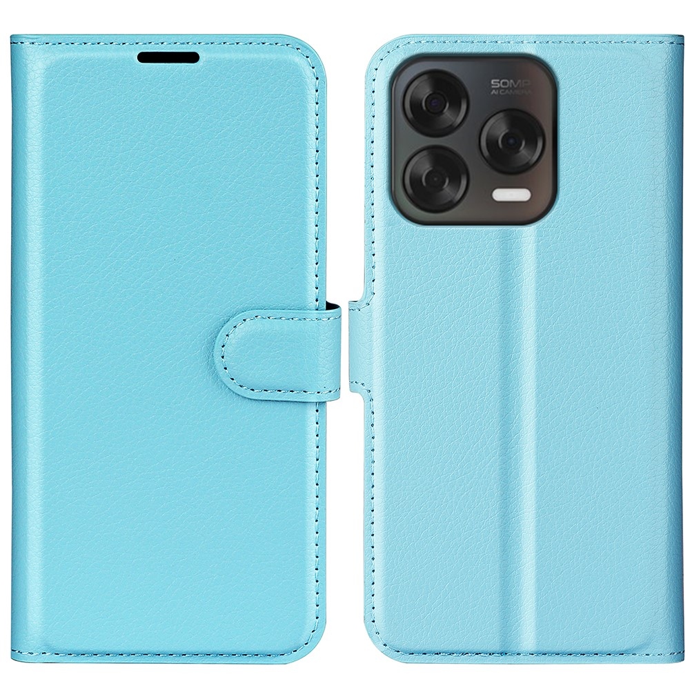 Litchi knížkové pouzdro na ZTE Blade V70 Vita - modré
