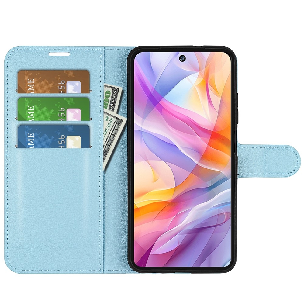 Litchi knížkové pouzdro na ZTE Blade V70 Vita - modré