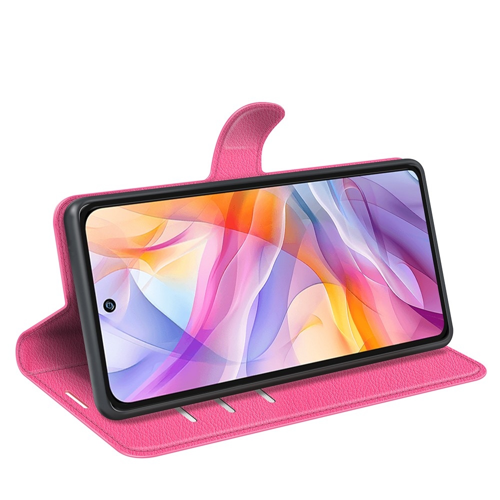 Litchi knížkové pouzdro na ZTE Blade V70 Vita - rose