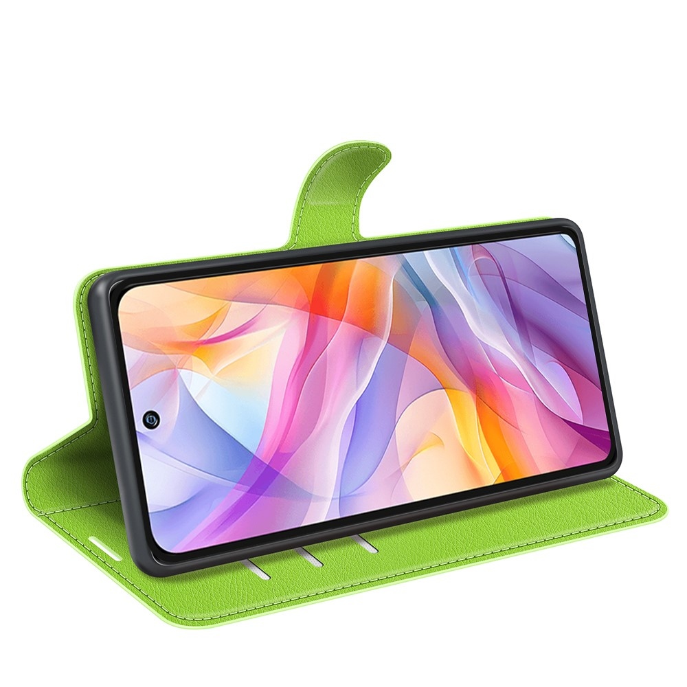 Litchi knížkové pouzdro na ZTE Blade V70 Vita - zelené