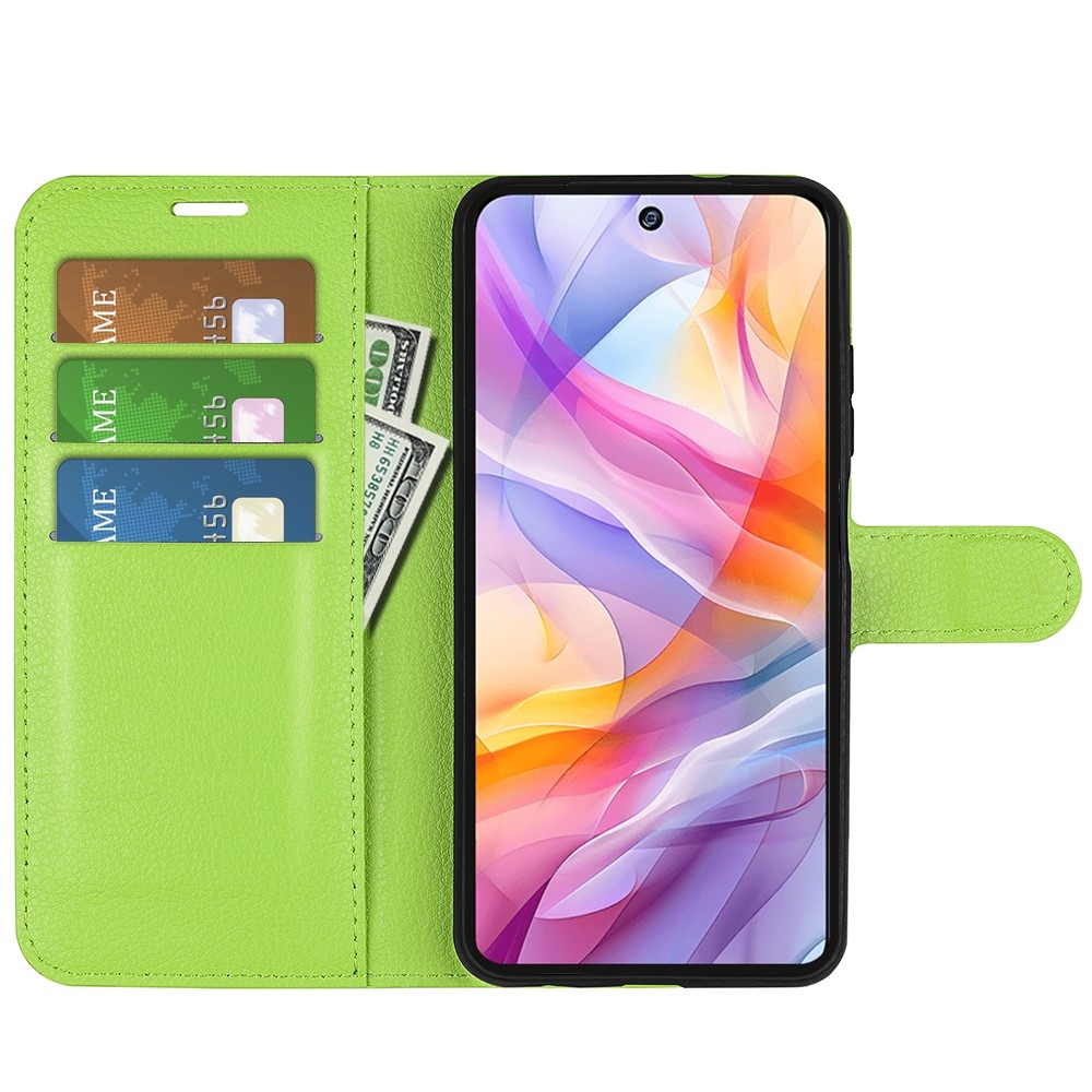 Litchi knížkové pouzdro na ZTE Blade V70 Vita - zelené