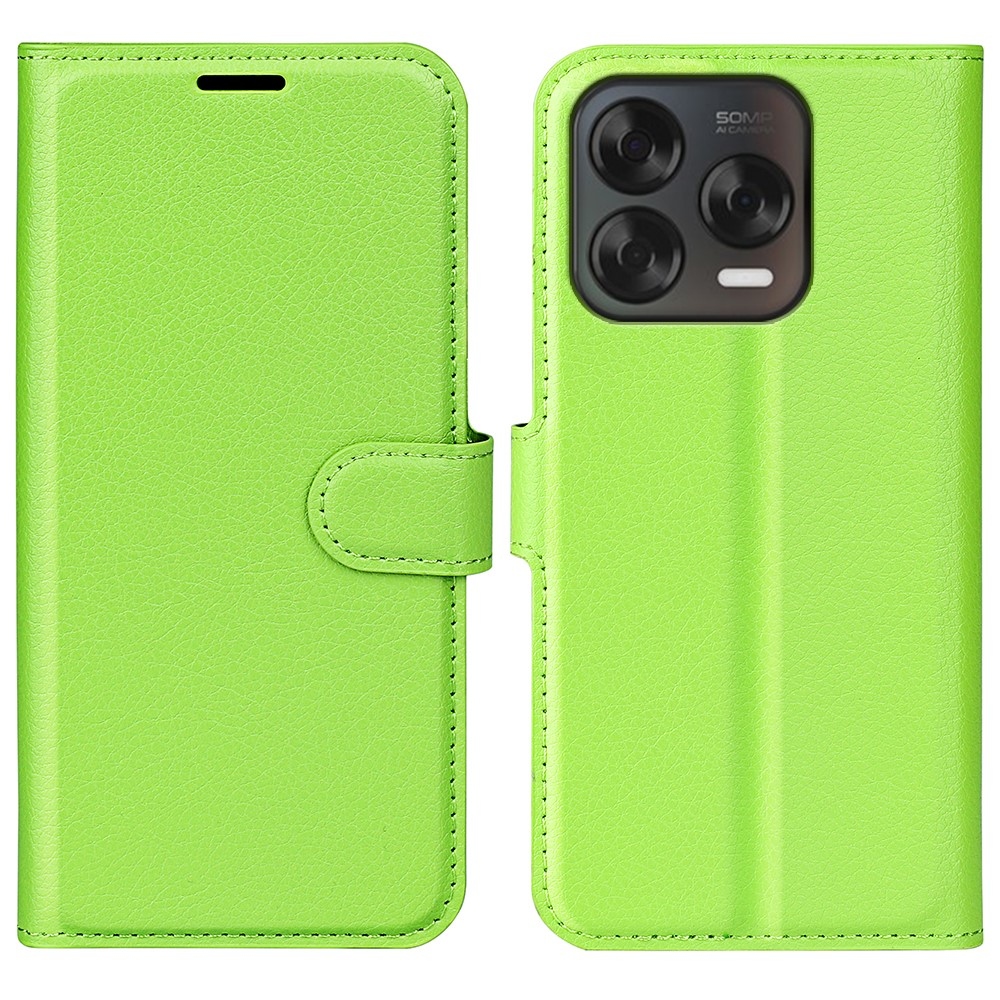 Litchi knížkové pouzdro na ZTE Blade V70 Vita - zelené